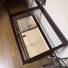  ペティオ (Petio) トイレのしつけが出来る ドッグルームサークル ブラウン スモールの画像