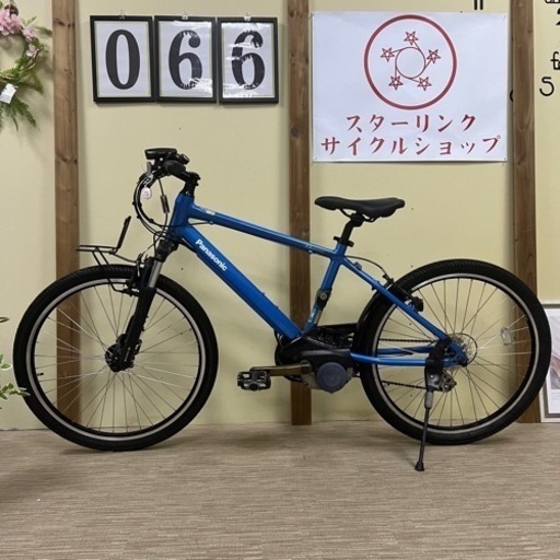 66整備済新基準良品パナソニック　ハリヤ  バッテリー12ah長押す5点灯  26インチ  中古車