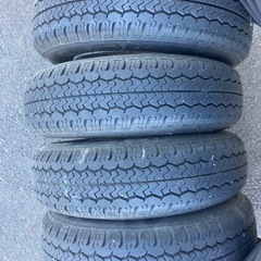 12インチCittaホイール、バリ山タイヤ付きの画像