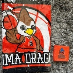 広島　 ドラゴンフライズ 　アビィのタオルとリストバンドです