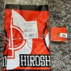 広島　 ドラゴンフライズ 　アビィのタオルとリストバンドですの画像