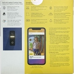 ★ Logitech CIRCLE VIEW Doorbell ロジテック サークルビュードアベル 961-000484 開封済み 未使用品  ★の画像