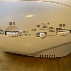 CDラジオカセットレコーダーの画像