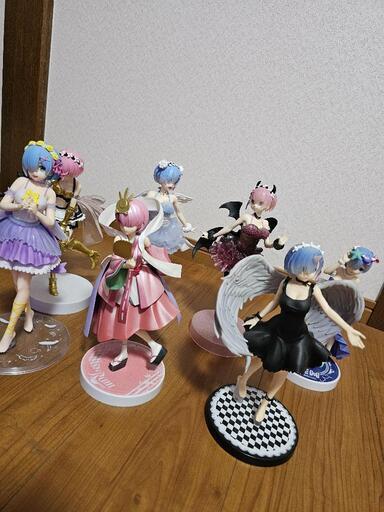Re:ゼロから始める異世界生活　　フィギュア7点セット