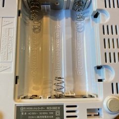 CDラジオカセットレコーダーの画像