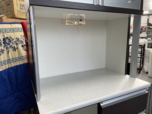 ニトリ レンジボード 白エナメル 幅80×奥50×高201㎝ モデナ ソフト