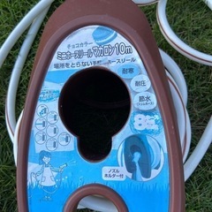 生活雑貨 　ガーデニング　ミニホースリール　シャワーヘッド付き  の画像