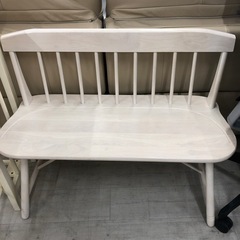 ニトリファンシーベンチアイボリー【トレファク堺福田店】