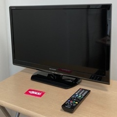 SHARP 24型液晶テレビ　LC-24K20の画像