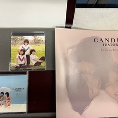 欠品あり■キャンディーズ・ヒストリー CD BOX■2枚欠品しているのでCD4枚 ポスター付■CANDIES HISTORY Best Selection Box 1973～1978の画像