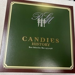 欠品あり■キャンディーズ・ヒストリー CD BOX■2枚欠品しているのでCD4枚 ポスター付■CANDIES HISTORY Best Selection Box 1973～1978の画像