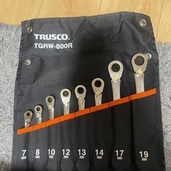 TRUSCO 切替式ラチェットコンビネーションレンチセット(スタンダード)8本組 TGRW-800Rの画像