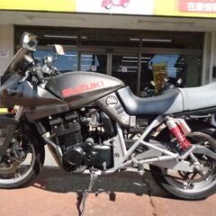 NO.5014　ＧＳＸ４００Ｓカタナ　水冷４サイクル１６バルブ４気筒４００ｃｃ　ＥＴＣ付き　ヨシムラサイクロンマフラー　ガンメタリック　 ☆彡の画像