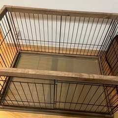 ペット　ケージ　　　　ウッディサークルの画像