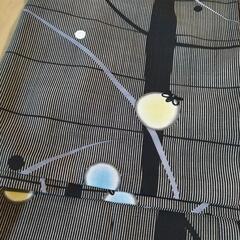 おしゃれな浴衣と帯の画像