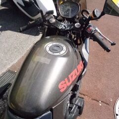 NO.5014　ＧＳＸ４００Ｓカタナ　水冷４サイクル１６バルブ４気筒４００ｃｃ　ＥＴＣ付き　ヨシムラサイクロンマフラー　ガンメタリック　 ☆彡の画像