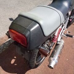 NO.5014　ＧＳＸ４００Ｓカタナ　水冷４サイクル１６バルブ４気筒４００ｃｃ　ＥＴＣ付き　ヨシムラサイクロンマフラー　ガンメタリック　 ☆彡の画像