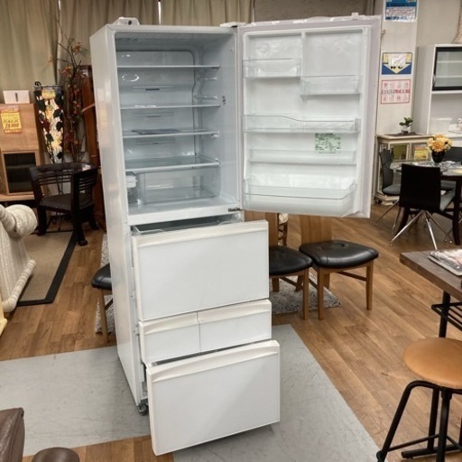 S248 ⭐ TOSHIBA 5ドア冷蔵庫 (410L・右開き） 16年製 GR-G43GXVS ⭐動作確認済 ⭐クリーニング済
