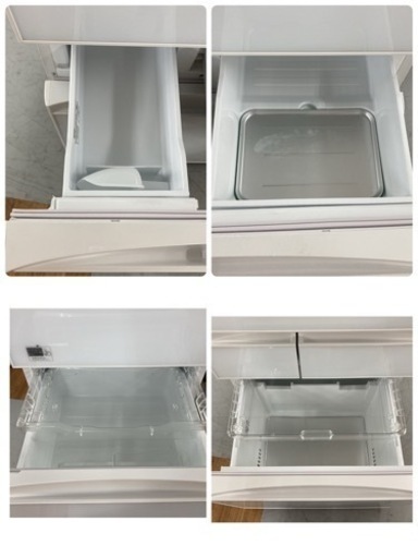 S248 ⭐ TOSHIBA 5ドア冷蔵庫 (410L・右開き） 16年製 GR-G43GXVS ⭐動作確認済 ⭐クリーニング済