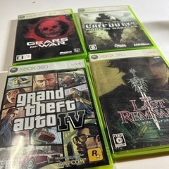 【通電未確認品】XBOX 360ソフト×4  の画像