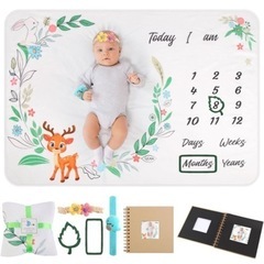 【新品】寝相アート、月齢フォトシーツ