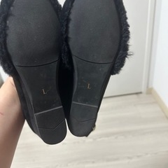 ヘザー　ファーパンプスの画像