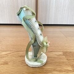 バレーシューズ風　リングホルダーの画像