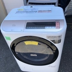 NO108❗️ 福岡市内配送設置無料 日立 HITACHI ドラム式洗濯乾燥機 12kg 右開き シャンパン BD-NX120BR N