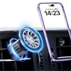 スマホホルダー 車 マグネット 携帯ホルダー 落下防止 MagS...