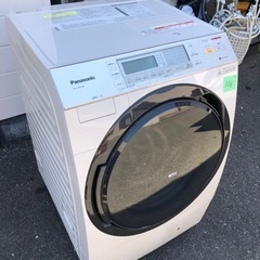 NO106❗️福岡市内配送設置無料 パナソニック Panasonic ななめドラム式洗濯乾燥機11kg 左開き クリスタルホワイト NA-VX8700L-W