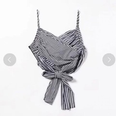 【レイビームス】バッグリボン　ラップ　キャミの画像