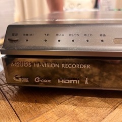 シャープ　DVDレコーダーの画像