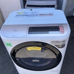 NO108❗️ 福岡市内配送設置無料 日立 HITACHI ドラム式洗濯乾燥機 12kg 右開き シャンパン BD-NX120BR N