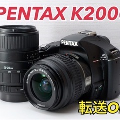 ★PENTAX K2000★S数約2100回●スマホ転送● 初心者向け  1ヶ月動作補償あり！ 安心のゆうパック代引き発送！ 送料、代引き手数料無料！