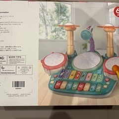 ピアノ子供おもちゃドラムセットの画像