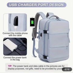 ① ラスト 1個 ‼︎ 格安 ‼︎ 新品未使用 ‼︎ 大容量 靴収納付き リュック 多機能 バックパック 登山 ハイキング USB 充電ポート付き アウトドア スポーツ 防水 バッグの画像