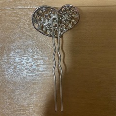 中古 美品 かんざし 簪 ピンク スワロ 浴衣の画像