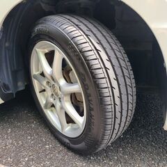 エスティマ2.4 アエラス　H19　車検8/4　56000ｋ　純正HDDナビ＆フリップダウンモニター　カラーバックカメラ　黒革調シートカバー 　左側パワースライド　純正エアロ＆１７ＡＷ　キセノン　7人乗り　禁煙車の画像