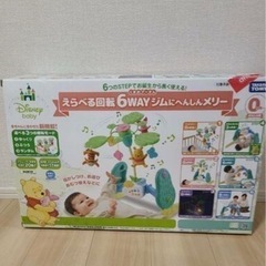 くまのプーさん  えらべる回転 6WAYジムにへんしんメリー