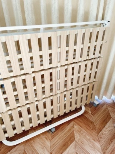 折りたたみすのこベッド  ほとんど未使用です　ダブルサイズ