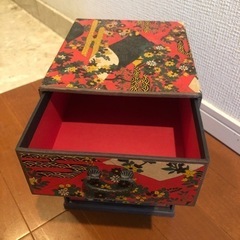 和風小物入れ 引き出しの画像