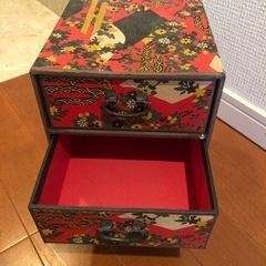 和風小物入れ 引き出しの画像
