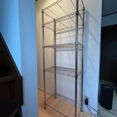 【譲り先決まりました】②家具 収納家具 スチールラック