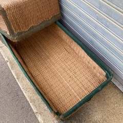 古い柳行李　つづら　古民具　昔の衣装ケース　押入れなどにの画像