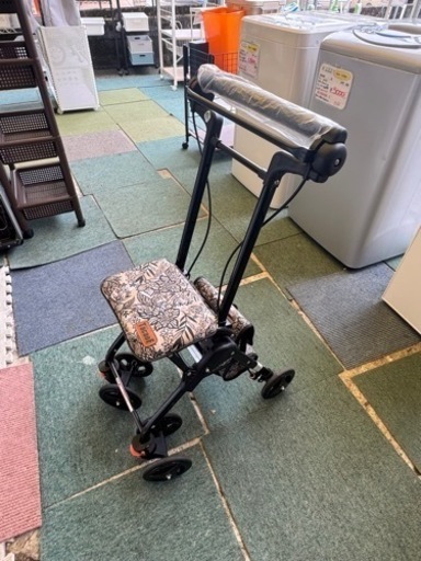 【リサイクルサービス八光】幸和製作所 シルバーカー　テイコブナノン フラワーブラック