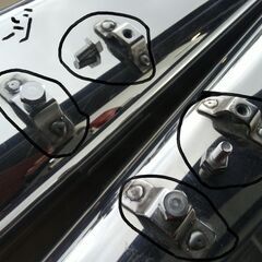 Ｓ＆Ｓオーバルマフラー　取り付け専用ネジ！の画像