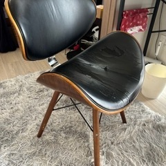 中古 ブルチーノ ブラック カフェ チェアの画像