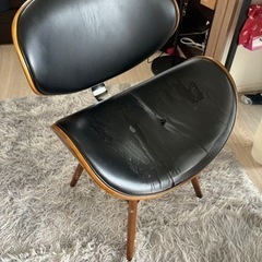 中古 ブルチーノ ブラック カフェ チェア