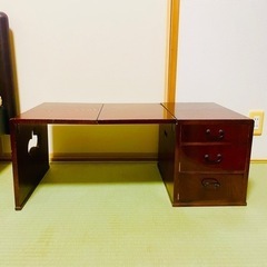 古道具 昭和レトロ 折り畳み 文机 テーブル 座卓 家具 アンテ...