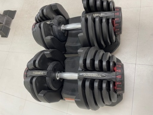 アジャスタブルダンベル(可変式)　片方40キロ×2個